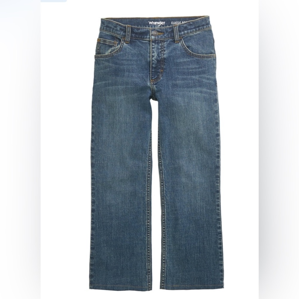 Wrangler Boys Bootcut Denim Jeans, Size 16